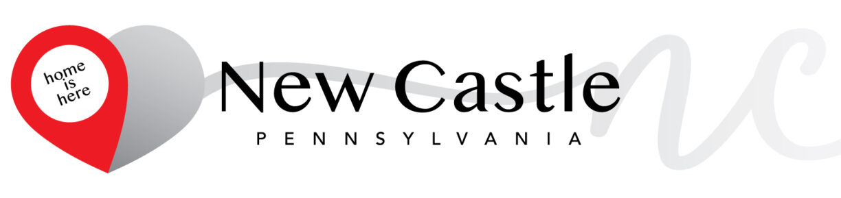 New Castle, Pennsylvania - Home is Here (Logo)